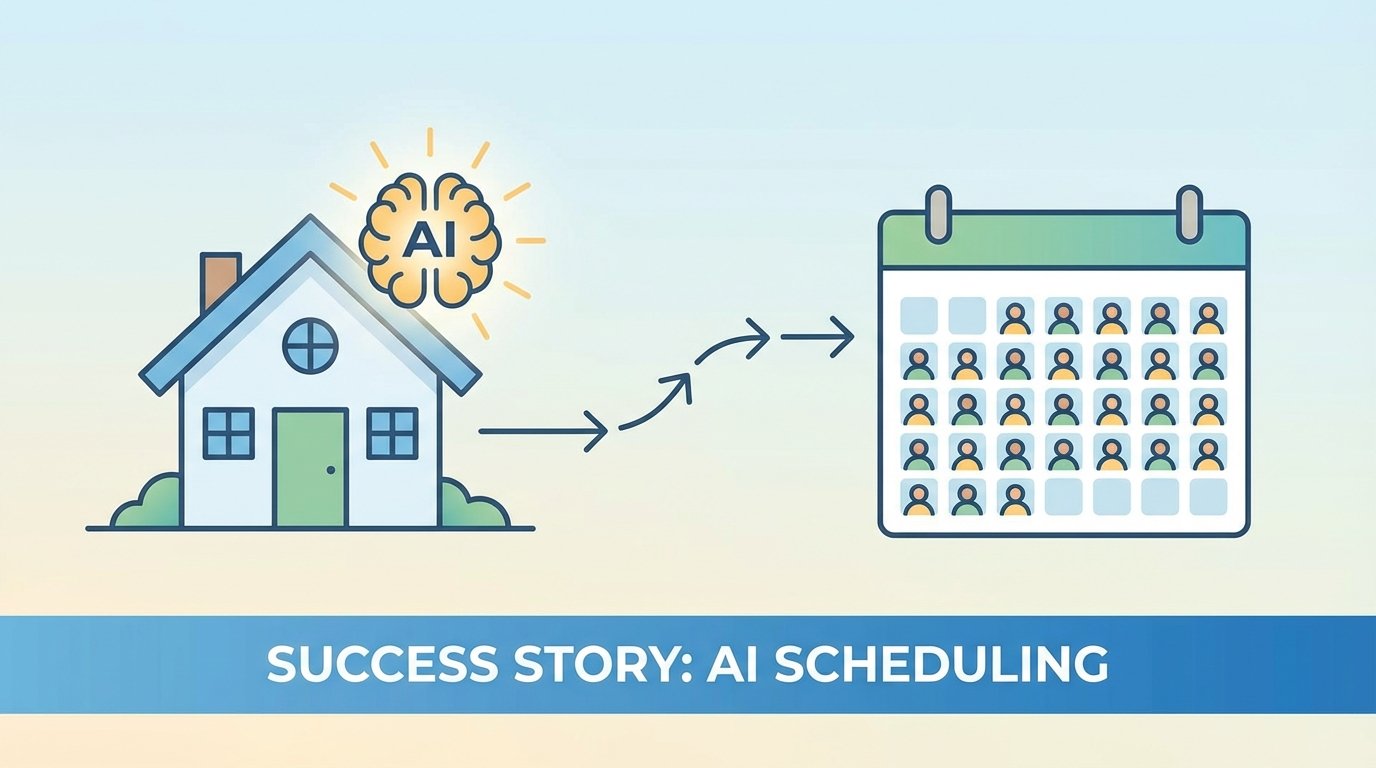Success Story: Using AI Scheduling to Fill Every Listing Open House