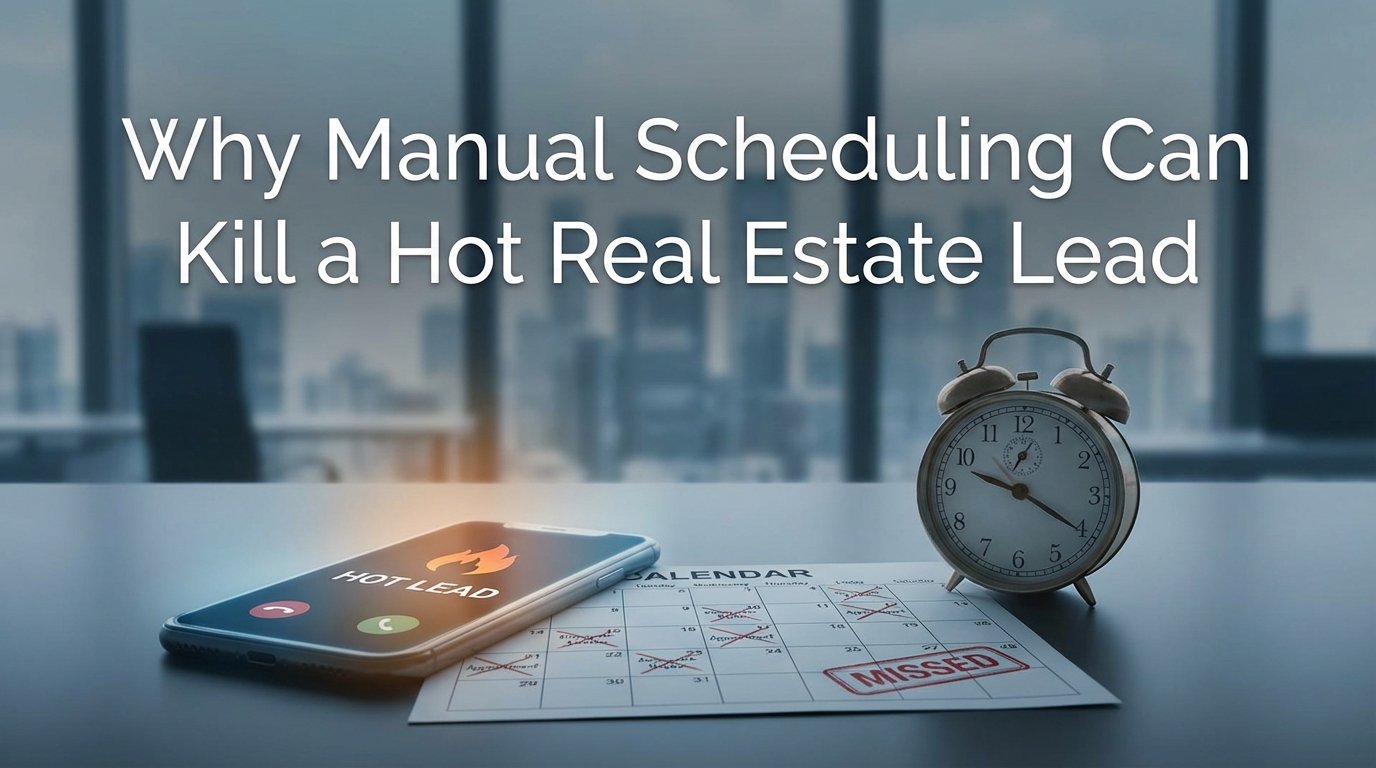 Why Manual Scheduling Can Kill a Hot Real Estate Lead