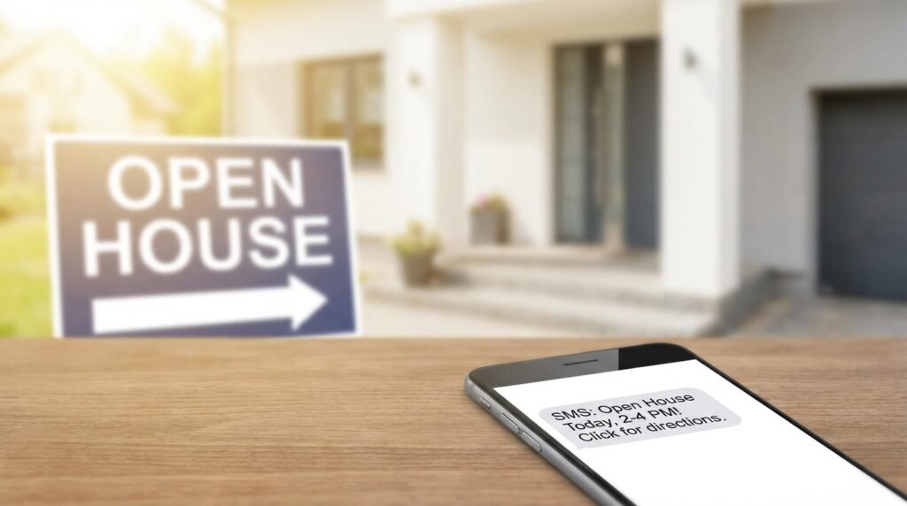 How to Use SMS Blasts to Increase Open House Attendance