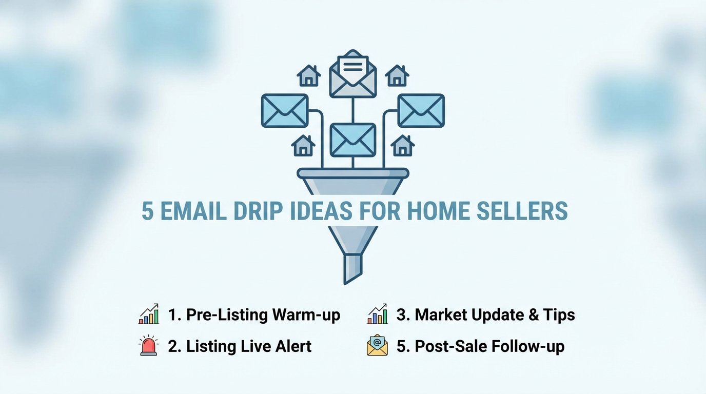 5 Email Drip Campaign Ideas for Home Sellers