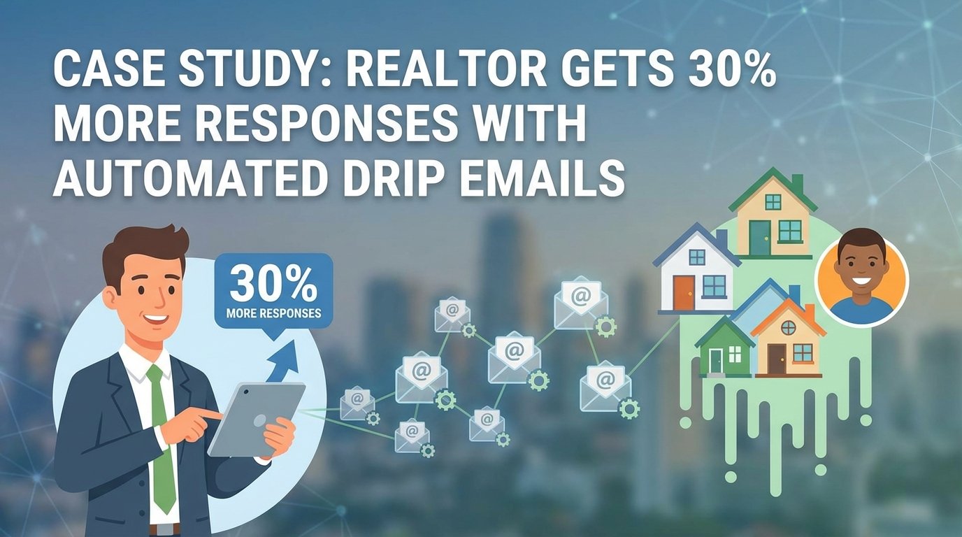 Case Study: Realtor Gets 30% More Responses with Automated Drip Emails