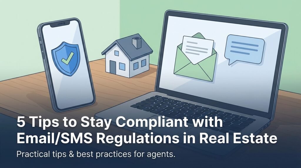5 Tips to Stay Compliant with Email/SMS Regulations in Real Estate