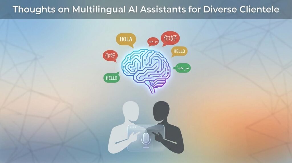 Thoughts on Multilingual AI Assistants for Diverse Clientele