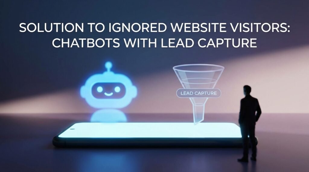 Solution to Ignored Website Visitors: Chatbots with Lead Capture
