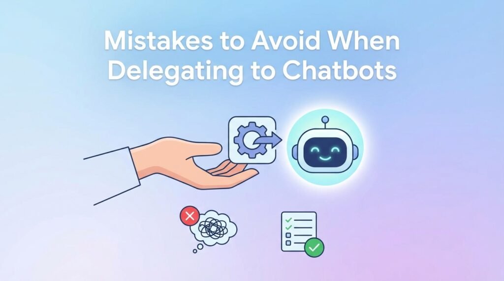 Mistakes to Avoid When Delegating to Chatbots
