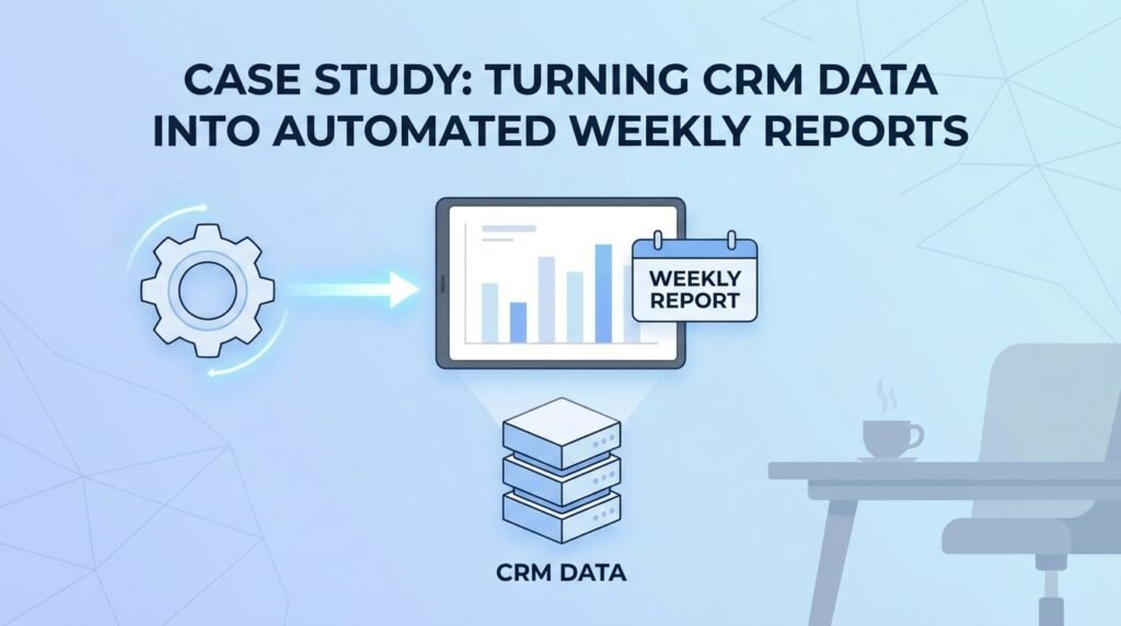 Case Study: Turning CRM Data into Automated Weekly Reports