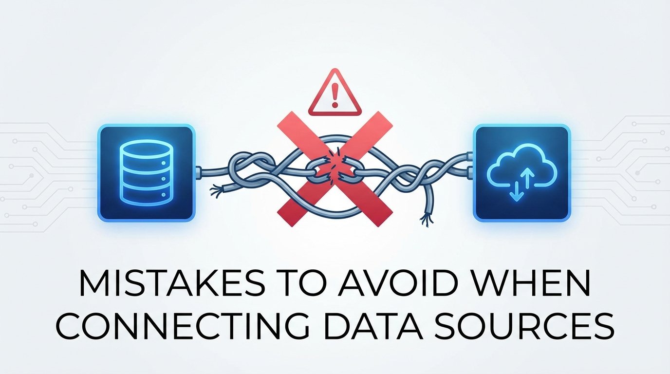 Mistakes to Avoid When Connecting Data Sources
