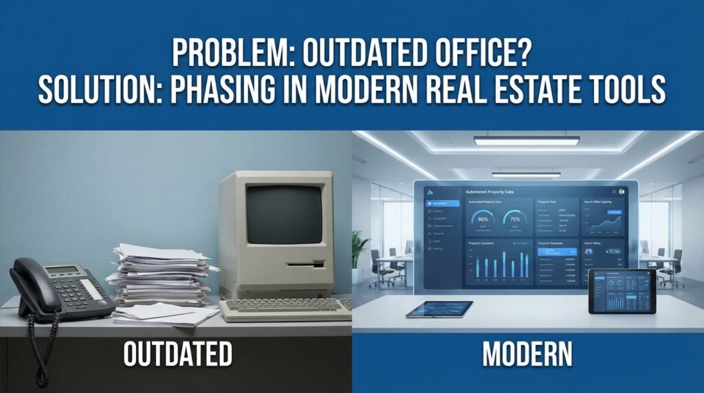 Problem: Outdated Office? Solution: Phasing in Modern Real Estate Tools