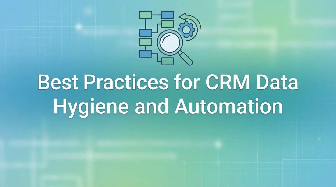 Best Practices for CRM Data Hygiene and Automation