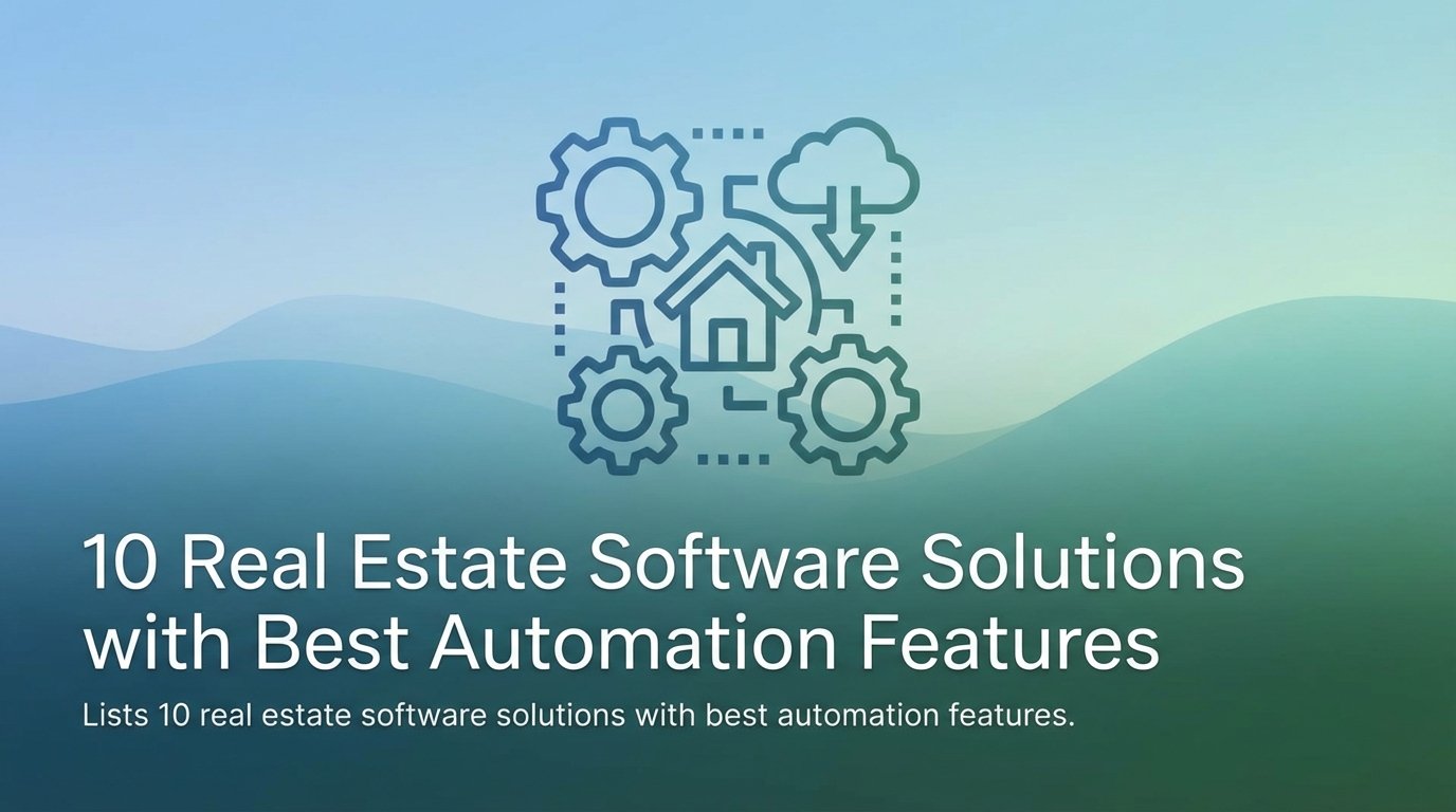 10 Real Estate Software Solutions with Best Automation Features