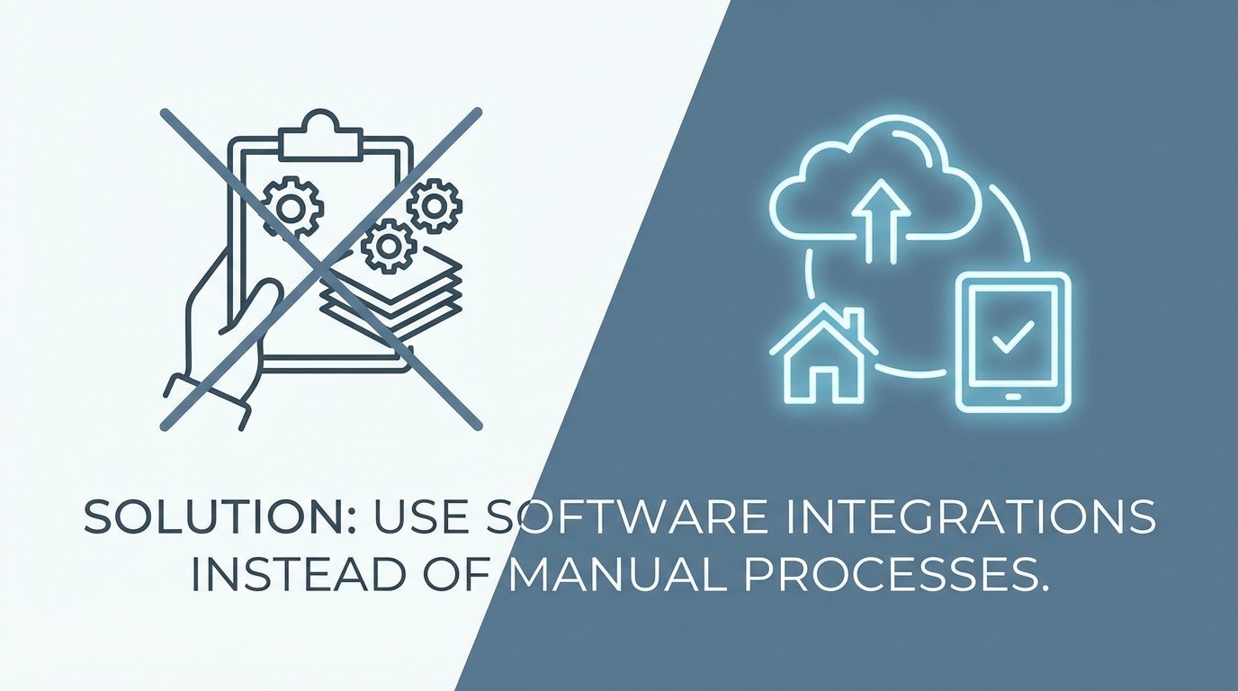 Solution: Use Software Integrations Instead of Manual Processes
