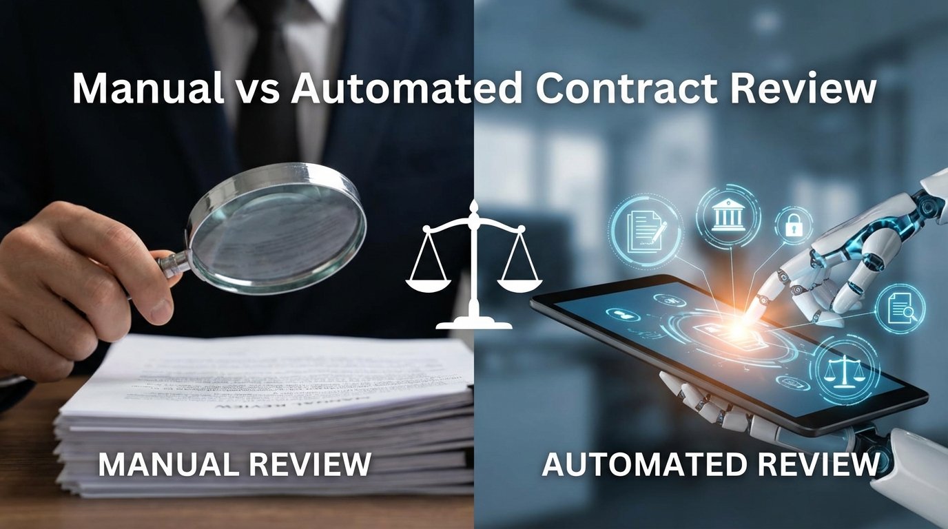 Manual vs Automated Contract Review: A Comparison