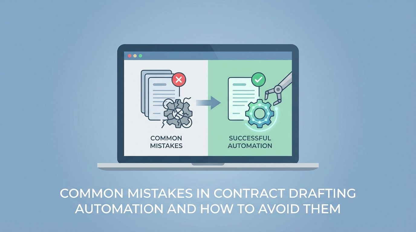 Common Mistakes in Contract Drafting Automation and How to Avoid Them