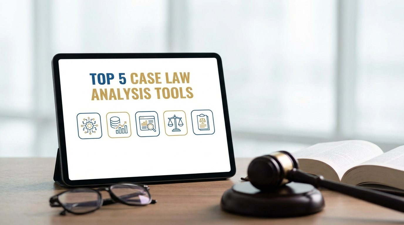 Top 5 Case Law Analysis Tools for Law Firms