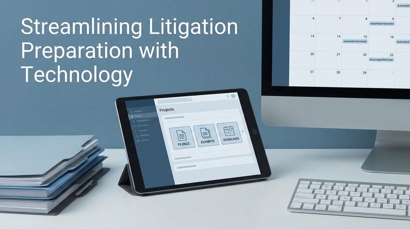Streamlining Litigation Preparation with Technology