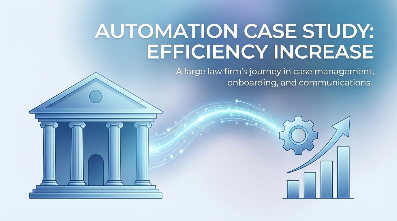 How Automation Helped a Large Law Firm Increase Efficiency