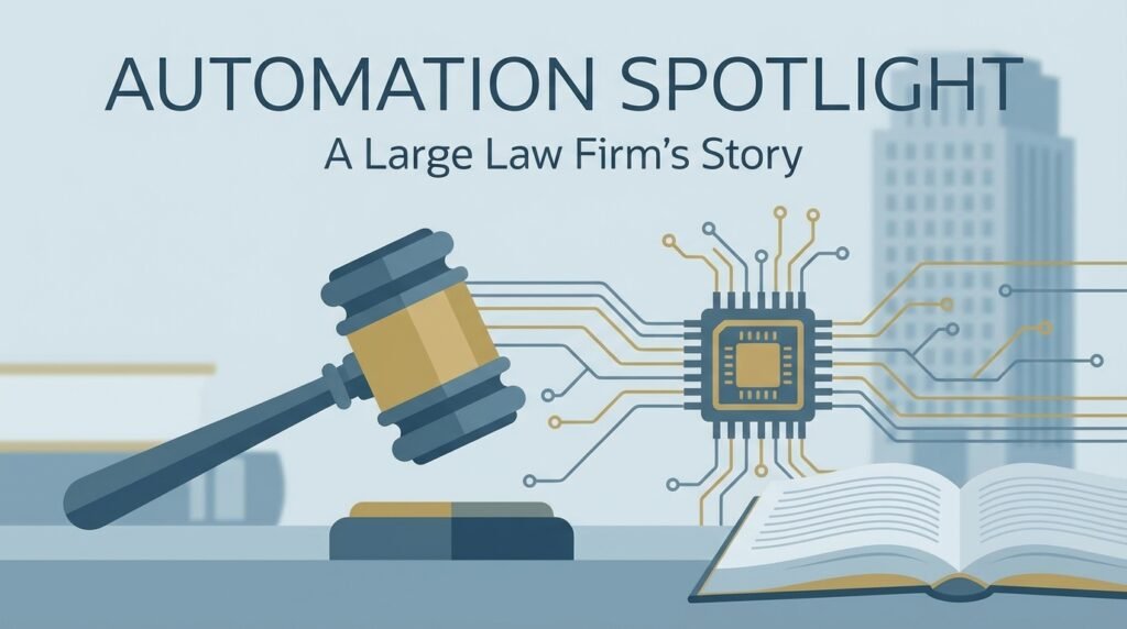 Automation Spotlight: A Large Law Firm’s Story