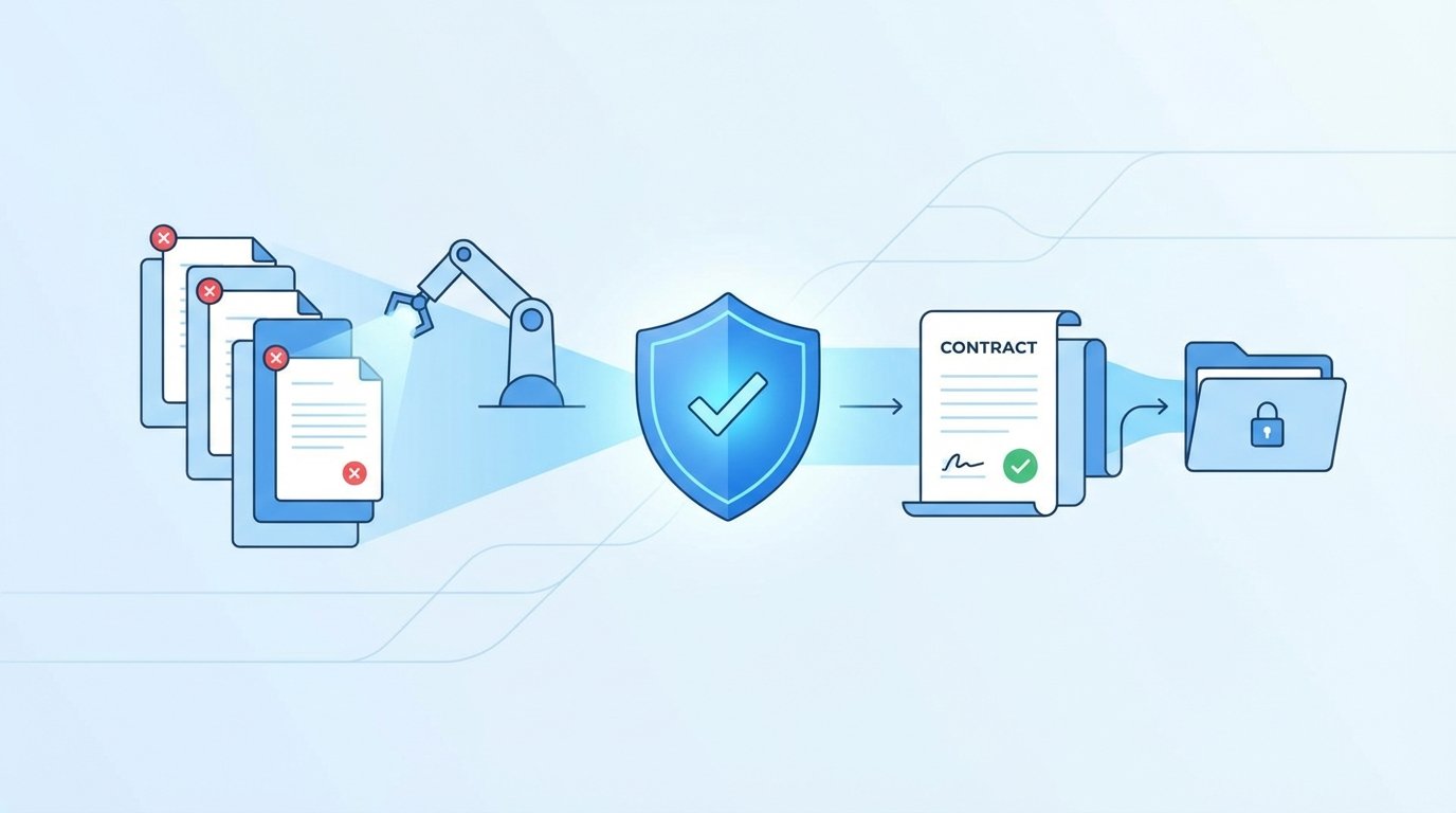 Avoiding Errors: Validate Data with Automated Checks in Contract Workflows