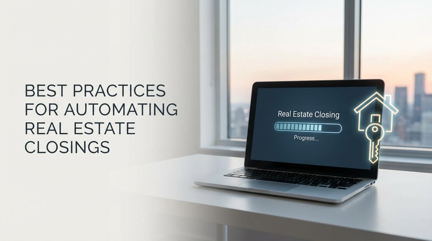 Best Practices for Automating Real Estate Closings