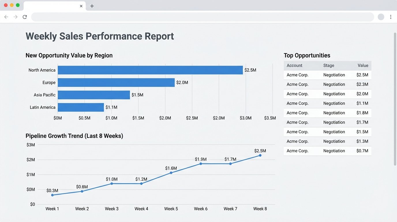 Case Study: Turning CRM Data into Automated Weekly Reports - Image 3